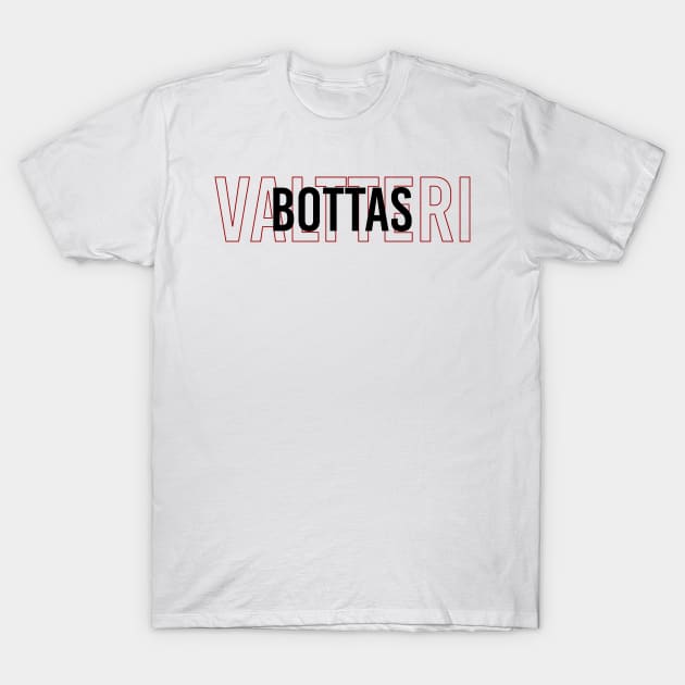 Valterri Bottas Driver Name - 2022 Season #3 T-Shirt by GreazyL